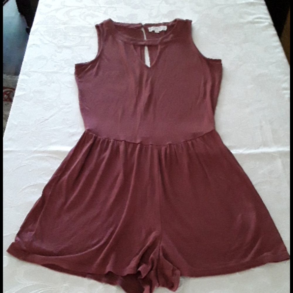 Pink rose Romper